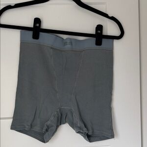 SKIMS Gray Boxer Briefs